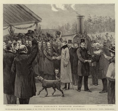 Le quatre-vingtième anniversaire du Prince Bismarck - Joseph Nash